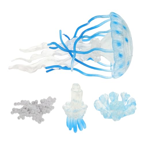 TOBBOMEY 4 stücke Realistische Quallen Figuren Tier Modelle Lebenszyklus Spielzeug Pädagogisches Aquarium für Kinder TOBBOMEY 4 stücke Realistische Quallen Figuren Tier Modelle Lebenszyklus Spielzeug Pädagogisches Aquarium für Kinder von TOBBOMEY