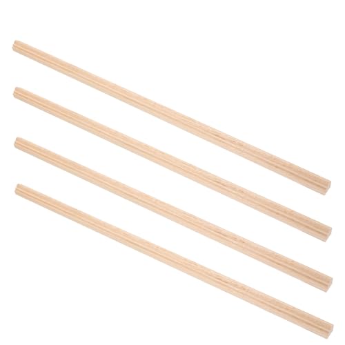 TOBBOMEY 4 Stück Simulierte Taillensockelleisten, Lebensechte Mini Holzleisten, Mini Holzleisten Requisite, Mini Wandverkleidung, Holzleisten, Wandbordürenleisten Für Mini Häuser, Mini von TOBBOMEY