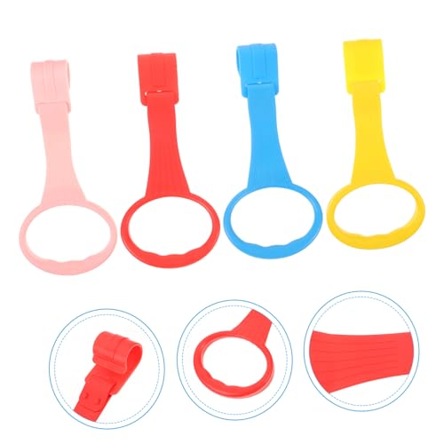 TOBBOMEY 4 Stück Teiliges Babybett Handziehring Bunte Junge Mädchen Greifringe für Steh und Gehtraining Leicht Sicher und Einfach zu Montieren für Laufstall und Kinderbett Fördert TOBBOMEY 4 Stück Teiliges Babybett Handziehring Bunte Junge Mädchen Greifringe für Steh und Gehtraining Leicht Sicher und Einfach zu Montieren für Laufstall und Kinderbett Fördert von TOBBOMEY