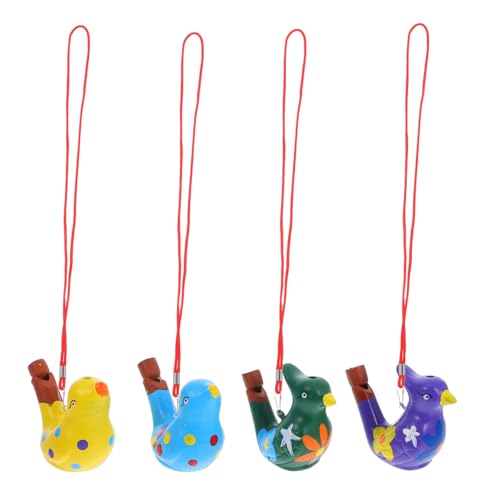 TOBBOMEY 4 Stück Teiliges Bunte Keramik Wasservogelpfeifen Einzigartige Vogelrufgeräusche Sichere und Feste Materialqualität Lustige Party Mitgebsel für Erwachsene TOBBOMEY 4 Stück Teiliges Bunte Keramik Wasservogelpfeifen Einzigartige Vogelrufgeräusche Sichere und Feste Materialqualität Lustige Party Mitgebsel für Erwachsene von TOBBOMEY