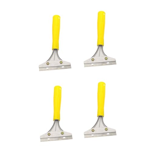 TOBBOMEY 4 Stück Teiliges Mehrzweck-reinigungs-schaber mit Stabilem Griff Präziser Kanten zum Entfernen von Fliesenkleber Aufklebern und Farbe für Küche und Wand TOBBOMEY 4 Stück Teiliges Mehrzweck-reinigungs-schaber mit Stabilem Griff Präziser Kanten zum Entfernen von Fliesenkleber Aufklebern und Farbe für Küche und Wand von TOBBOMEY