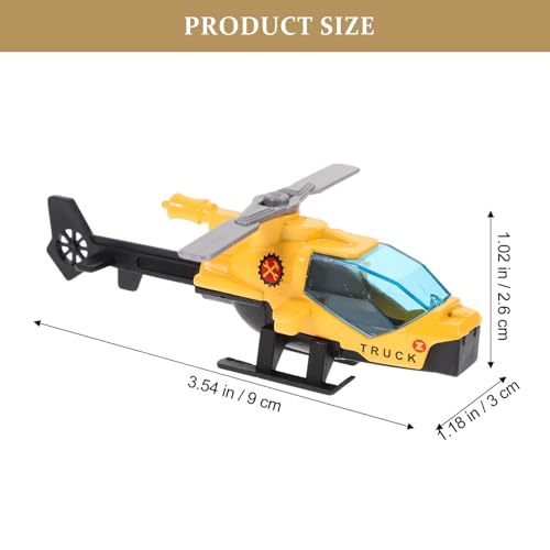 TOBBOMEY 4 Stück Teiliges Metall Flugzeug Modell Realistische Miniatur Deko Rustikale Luftfahrzeug Figuren für Wohnzimmer Schlafzimmer Büro Geschenk für Jungen und Sammler von TOBBOMEY