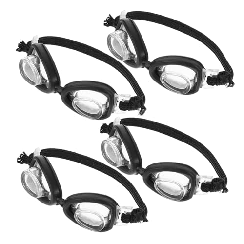 TOBBOMEY 4 Stück Teiliges Mini Schwimmbrillen für Puppen Strapazierfähige Kunststoff-deko Modische Puppenbrillen als Foto-Requisiten und Puppenkostüm Zubehör Passend für Kleine Puppen TOBBOMEY 4 Stück Teiliges Mini Schwimmbrillen für Puppen Strapazierfähige Kunststoff-deko Modische Puppenbrillen als Foto-Requisiten und Puppenkostüm Zubehör Passend für Kleine Puppen von TOBBOMEY