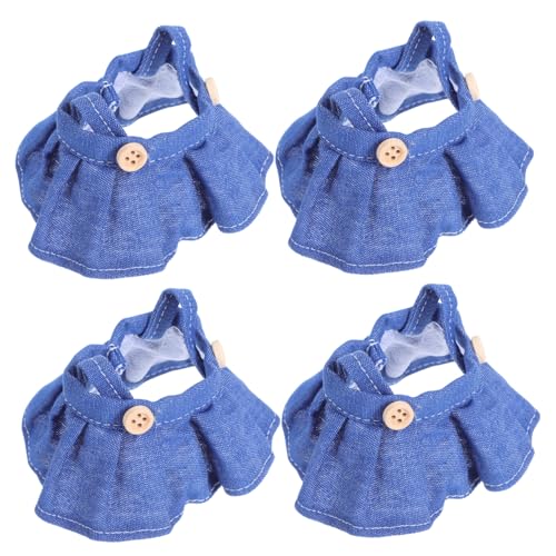 TOBBOMEY 4 Stück Teiliges Puppenkleid Stoff Overalls Rock Kleidung für Stoffpuppen Weiche Langlebige Outfits für Vielseitige Themen und Cosplay Zubehör TOBBOMEY 4 Stück Teiliges Puppenkleid Stoff Overalls Rock Kleidung für Stoffpuppen Weiche Langlebige Outfits für Vielseitige Themen und Cosplay Zubehör von TOBBOMEY