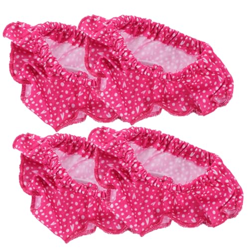 TOBBOMEY 4 Stück Teiliges Puppenunterwäsche Kleine Unterhosen für Puppen und Langlebig Bunte Puppenunterwäsche als Zubehör für Puppenkostüme Wiederverwendbar und Einfach Anzuziehen von TOBBOMEY