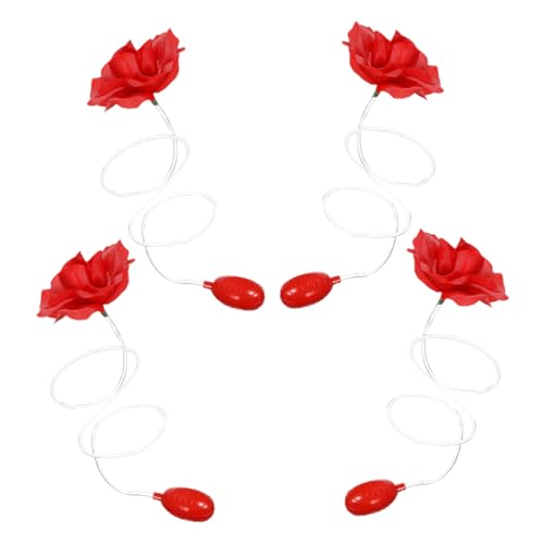 TOBBOMEY 4 Stück Wasser-sprühende Rote Rosen Brustblumen Prank Wiederbefüllbar Für April Fools Day Halloween Unterhaltung Für Erwachsene TOBBOMEY 4 Stück Wasser-sprühende Rote Rosen Brustblumen Prank Wiederbefüllbar Für April Fools Day Halloween Unterhaltung Für Erwachsene von TOBBOMEY