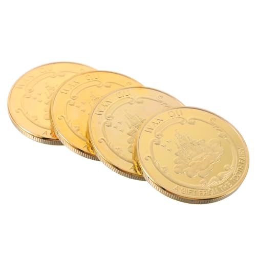 TOBBOMEY 4 Stück Zahnfee, Handwerk, Kinderzahn, Kinderversorgung, Kinderbelohnungen Für Zahnspielzeug, Kinderzubehör, Zahn Souvenir, Kleines Zahn Souvenir von TOBBOMEY