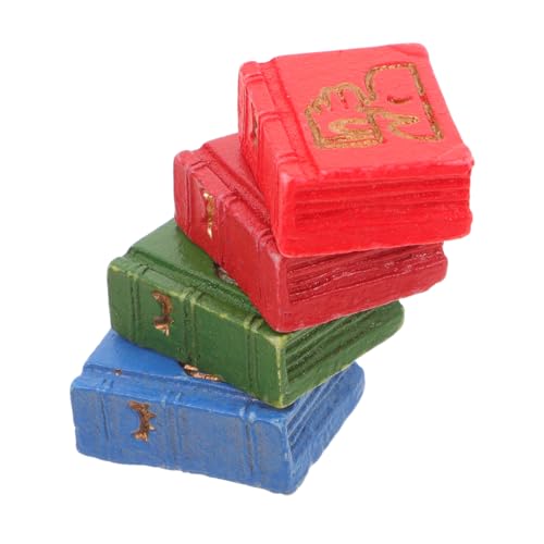 TOBBOMEY 4 Stücke Miniaturen Puppenhaus Bücher Mini Roman Bücher Modell Dekoration Puppenhaus Möbel Zubehör Für Jungen Und Mädchen Liefert TOBBOMEY 4 Stücke Miniaturen Puppenhaus Bücher Mini Roman Bücher Modell Dekoration Puppenhaus Möbel Zubehör Für Jungen Und Mädchen Liefert von TOBBOMEY