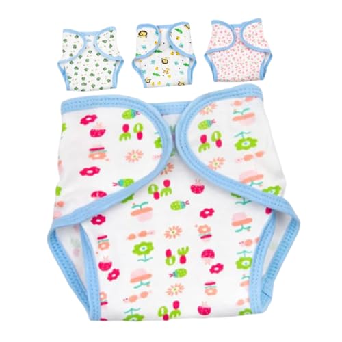 TOBBOMEY 4 Stücke Puppe Windel Reborn Windeln Reborn Baby Windeln Reborn Windel Tasche von TOBBOMEY