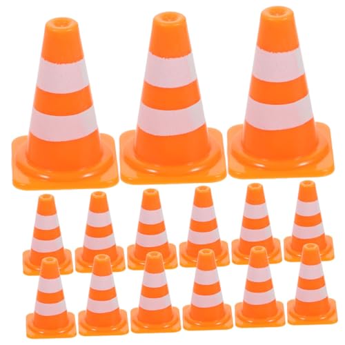 TOBBOMEY 40 Stück Straßensperren Simulationsrequisiten, Verkehrszeichen Spielzeug, Verkehrs Straßensperren Spielzeug, Simulation Von Verkehrszeichen, Kognitives Spielzeug, von TOBBOMEY