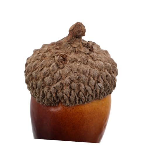 TOBBOMEY 40 Stück Teiliges Künstliche Eicheln Realistisch Kleine Dekorationen für Herbst Vase Füller DIY Basteln Landhausstil Wohnkultur Küche Tischdeko TOBBOMEY 40 Stück Teiliges Künstliche Eicheln Realistisch Kleine Dekorationen für Herbst Vase Füller DIY Basteln Landhausstil Wohnkultur Küche Tischdeko von TOBBOMEY
