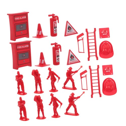 TOBBOMEY 5 Sätze Feuerwehrmann Rollenspiel mit Mini Feuerlöschern und Zubehör aus Kunststoff Feuerwehr-rettungsspielzeug für Puppenhaus Dekoration und Kooperatives TOBBOMEY 5 Sätze Feuerwehrmann Rollenspiel mit Mini Feuerlöschern und Zubehör aus Kunststoff Feuerwehr-rettungsspielzeug für Puppenhaus Dekoration und Kooperatives von TOBBOMEY