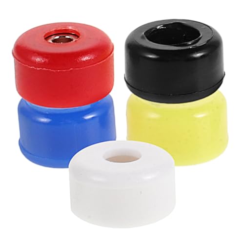 TOBBOMEY 5 Stück Finger Skateboard Räder, Mini Skateboard Lagerräder, Wiederverwendbare Räder, Praktische Räder, Robuste Räder, Reparaturteilräder Mit Lager von TOBBOMEY