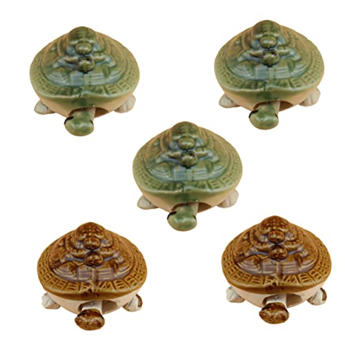 TOBBOMEY 5 Stück Keramik Schildkröten Aquarium Deko Lebensmittelecht Realistische Terrakotta Figuren für Süßwasser Aquarien Sichere Dekoration Zufällige Farbe Zufällige Farbe TOBBOMEY 5 Stück Keramik Schildkröten Aquarium Deko Lebensmittelecht Realistische Terrakotta Figuren für Süßwasser Aquarien Sichere Dekoration Zufällige Farbe Zufällige Farbe von TOBBOMEY