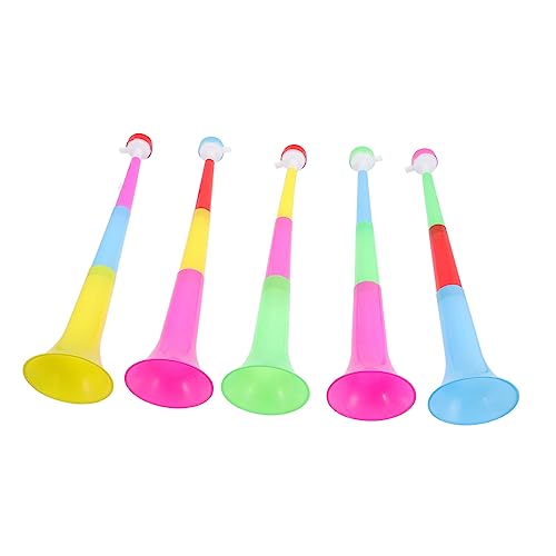 TOBBOMEY 5 Stück Teiliges Kunststoff tröten Ausziehbare Geräuschstarke Lärmmacher für Partyzubehör Fanfaren für Sport Schulfeste zum Anfeuern und Feiern TOBBOMEY 5 Stück Teiliges Kunststoff tröten Ausziehbare Geräuschstarke Lärmmacher für Partyzubehör Fanfaren für Sport Schulfeste zum Anfeuern und Feiern von TOBBOMEY