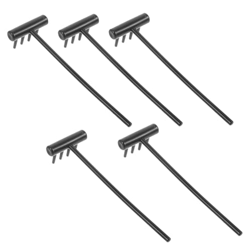 TOBBOMEY 5 Stück Teiliges Mini Raketen für Sandkästen Langlebige Kunststoff Gartengeräte Kleine Sandgarten Werkzeuge für DIY Zen Sandlandschaften und Kreative Desktop Dekorationen von TOBBOMEY