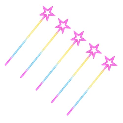 TOBBOMEY 5 Stück Teiliges Pentagramm Stäbe für Bunte Performance Requisiten Leichte Kunststoffstäbe für Halloween Geburtstagsfeiern Rollenspiele und Bühnenauftritte TOBBOMEY 5 Stück Teiliges Pentagramm Stäbe für Bunte Performance Requisiten Leichte Kunststoffstäbe für Halloween Geburtstagsfeiern Rollenspiele und Bühnenauftritte von TOBBOMEY