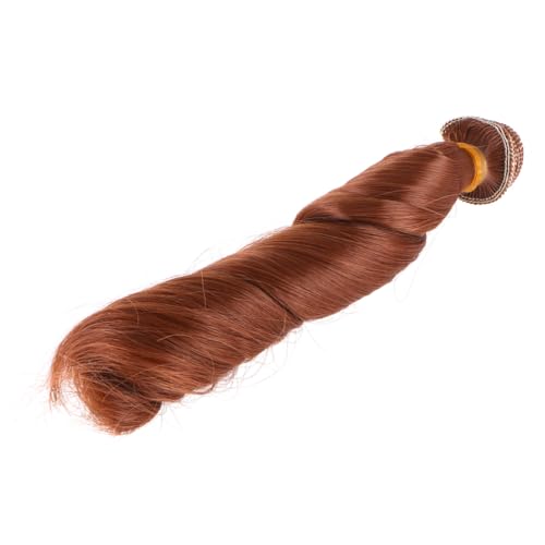 TOBBOMEY 5 Stück Teiliges Puppenperücken aus Hochtemperaturbeständigem Seidensynthetik Lange Lockige Haare Bunte DIY Haarteile für Bjd Puppen Langlebige Handwerksperücken zur von TOBBOMEY