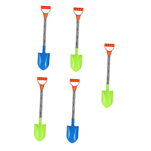 TOBBOMEY 5 Stück Teiliges Sandspielzeug mit Ergonomischen Holzgriffen Leichte Sandschaufeln für Rostfreier Stahl und Kunststoff für Strand Sandkasten und Schnee Farblich Zufällige Farbe TOBBOMEY 5 Stück Teiliges Sandspielzeug mit Ergonomischen Holzgriffen Leichte Sandschaufeln für Rostfreier Stahl und Kunststoff für Strand Sandkasten und Schnee Farblich Zufällige Farbe von TOBBOMEY