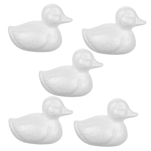 TOBBOMEY 5 Stücke Schaum Ente Mini Hamdmade Ente Figurine Schaum Formen Für Handwerk Wildente Modell TOBBOMEY 5 Stücke Schaum Ente Mini Hamdmade Ente Figurine Schaum Formen Für Handwerk Wildente Modell von TOBBOMEY