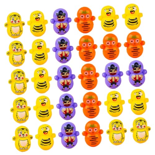 TOBBOMEY 50 Stück Becherspielzeug, Tierbecher Ornament, Kleines Tierdekor Für Den Schreibtisch, Kinderbecher, Tier, Süße Becherstatue, Mini Tierbecherstatuen, Wackelspielzeug, Goodie Bag TOBBOMEY 50 Stück Becherspielzeug, Tierbecher Ornament, Kleines Tierdekor Für Den Schreibtisch, Kinderbecher, Tier, Süße Becherstatue, Mini Tierbecherstatuen, Wackelspielzeug, Goodie Bag von TOBBOMEY