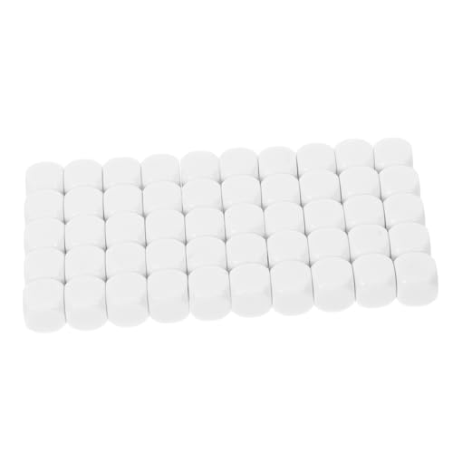 TOBBOMEY 50 Stück Leere Acrylwürfel für DIY Brettspiele Handbeschriftung Siebdruck Tragbar für Kreatives Tabletop Gaming Robuste Konstruktion Glänzende Oberfläche TOBBOMEY 50 Stück Leere Acrylwürfel für DIY Brettspiele Handbeschriftung Siebdruck Tragbar für Kreatives Tabletop Gaming Robuste Konstruktion Glänzende Oberfläche von TOBBOMEY
