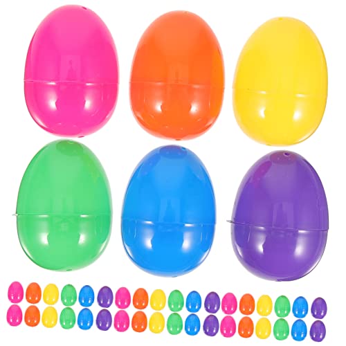 TOBBOMEY 50 Stück Osterei Spielzeug, Befüllbare Eier Ornamente, Kinderspielzeug, Eier Verpackungsboxen, Befüllbare Eierform, Kugel, Osterparty Geschenkartikel, Ostergeschenkboxen, TOBBOMEY 50 Stück Osterei Spielzeug, Befüllbare Eier Ornamente, Kinderspielzeug, Eier Verpackungsboxen, Befüllbare Eierform, Kugel, Osterparty Geschenkartikel, Ostergeschenkboxen, von TOBBOMEY