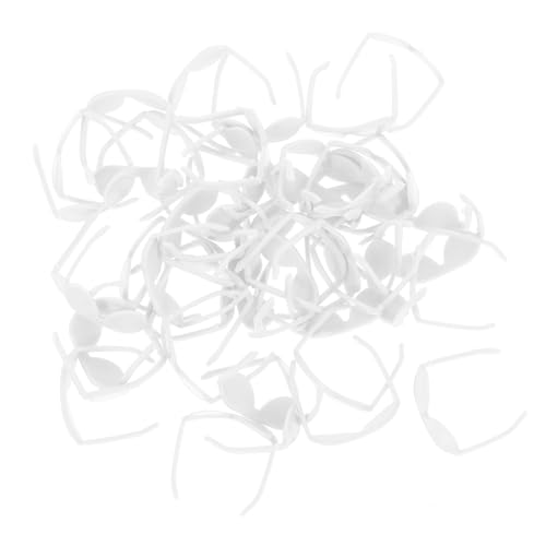 TOBBOMEY 50 Stück Puppen Sonnenbrillen Miniatur Kunststoff Brillen DIY Puppenhaus Zubehör Leicht Tragbar Dekorativ für Puppen und Bastelprojekte Weiß TOBBOMEY 50 Stück Puppen Sonnenbrillen Miniatur Kunststoff Brillen DIY Puppenhaus Zubehör Leicht Tragbar Dekorativ für Puppen und Bastelprojekte Weiß von TOBBOMEY