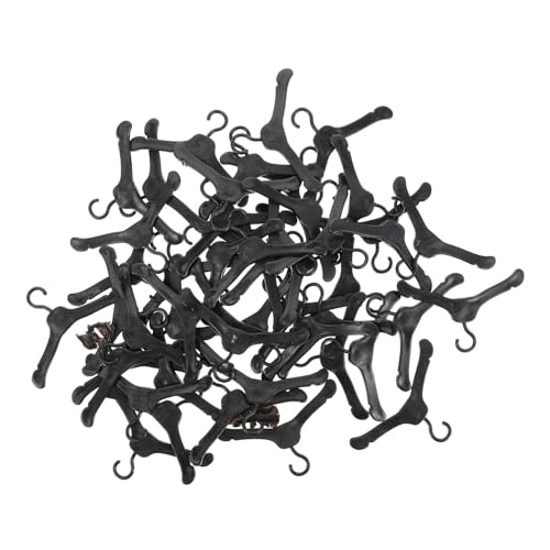 TOBBOMEY 50 Stück Teiliges Mini Puppenkleiderbügel aus Kunststoff Kompakt und Leicht Praktischer Aufbewahrungsständer für Puppenkleidung zum Sortieren von Puppenoutfits TOBBOMEY 50 Stück Teiliges Mini Puppenkleiderbügel aus Kunststoff Kompakt und Leicht Praktischer Aufbewahrungsständer für Puppenkleidung zum Sortieren von Puppenoutfits von TOBBOMEY