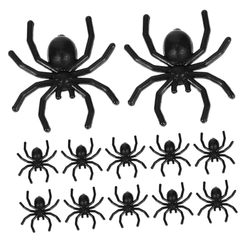 TOBBOMEY 500 Stück Realistische Fake Spinnen für Halloween Dekoration Gruselige Streichspielzeuge aus Kunststoff für Partys Geisterhäuser und Kreative Platzierungen TOBBOMEY 500 Stück Realistische Fake Spinnen für Halloween Dekoration Gruselige Streichspielzeuge aus Kunststoff für Partys Geisterhäuser und Kreative Platzierungen von TOBBOMEY