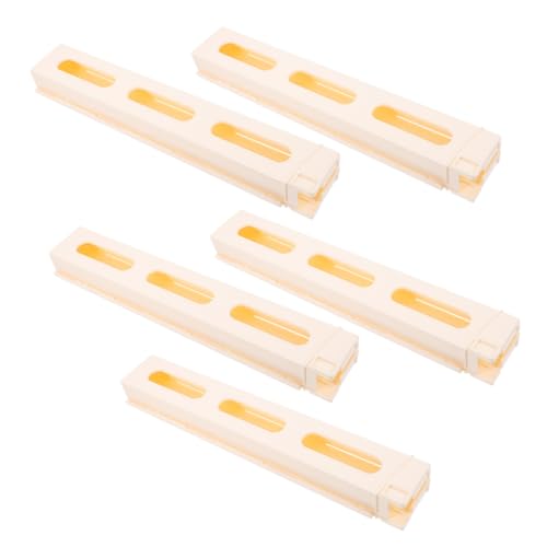TOBBOMEY 5St für Dominosteine Kartenhalter Dominosteine automatische Paletten Dominospiel Zubehör Dominosteine Aufbewahrung Kartenhalter herausziehen Domino-Tabletts Beige von TOBBOMEY