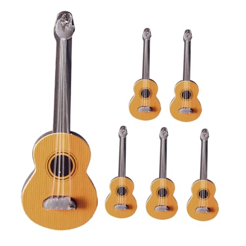 TOBBOMEY 6 Stück Realistische Musikinstrumente für Puppenhäuser Kreative Dekoration und Fotografie Requisiten für Musikliebhaber und Sammler TOBBOMEY 6 Stück Realistische Musikinstrumente für Puppenhäuser Kreative Dekoration und Fotografie Requisiten für Musikliebhaber und Sammler von TOBBOMEY
