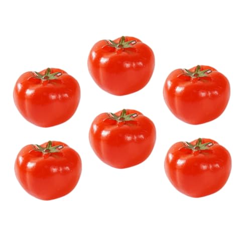 TOBBOMEY 6 Stück Simulierte Tomaten, Gemüseornament, Tomaten Requisiten, Lebensechte Gefälschte Tomaten, Künstliche Tomaten, Simulationsgemüsemodelle, Gefälschte Gemüsedekoration, TOBBOMEY 6 Stück Simulierte Tomaten, Gemüseornament, Tomaten Requisiten, Lebensechte Gefälschte Tomaten, Künstliche Tomaten, Simulationsgemüsemodelle, Gefälschte Gemüsedekoration, von TOBBOMEY