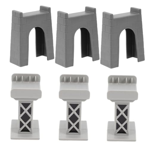 TOBBOMEY 6 Stück Teiliges Brückenträger aus Robustem Kunststoff Stabile Eisenbahnbrückenpfeiler für Mini Zuggleise Vielseitige Gleisunterstützung und Zubehör für Modelleisenbahn Spielzeuge TOBBOMEY 6 Stück Teiliges Brückenträger aus Robustem Kunststoff Stabile Eisenbahnbrückenpfeiler für Mini Zuggleise Vielseitige Gleisunterstützung und Zubehör für Modelleisenbahn Spielzeuge von TOBBOMEY