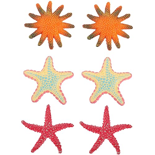 TOBBOMEY 6 Stück Teiliges Kleine Seestern Figuren Realistische Meeresbewohner Deko Naturgetreu Modellierte Unterwasser Tierfiguren Vielseitige Wohnraumdeko für Sammler TOBBOMEY 6 Stück Teiliges Kleine Seestern Figuren Realistische Meeresbewohner Deko Naturgetreu Modellierte Unterwasser Tierfiguren Vielseitige Wohnraumdeko für Sammler von TOBBOMEY