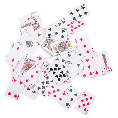 TOBBOMEY 6 Stück Teiliges Mini Spielkartenset Puppenhaus Miniatur Spielkarten Leicht Kompakt Dekorativ TOBBOMEY 6 Stück Teiliges Mini Spielkartenset Puppenhaus Miniatur Spielkarten Leicht Kompakt Dekorativ von TOBBOMEY