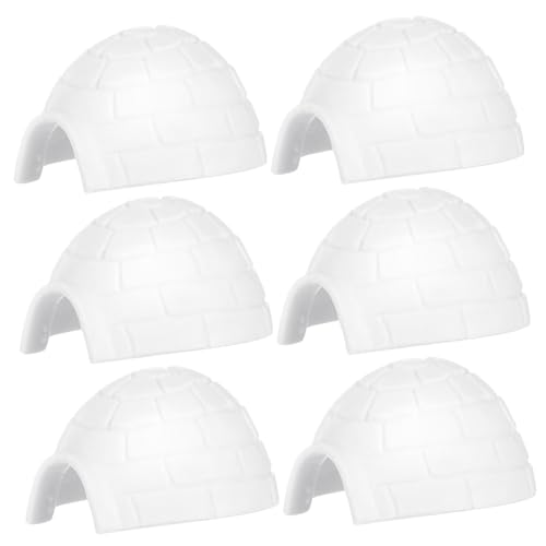TOBBOMEY 6 Stück Teiliges Mini iglu Modell Detailreiche Polarkuppel Figuren Dekoratives als Foto Requisite für Wohnraumgestaltung Robust und Filigran Gefertigt TOBBOMEY 6 Stück Teiliges Mini iglu Modell Detailreiche Polarkuppel Figuren Dekoratives als Foto Requisite für Wohnraumgestaltung Robust und Filigran Gefertigt von TOBBOMEY
