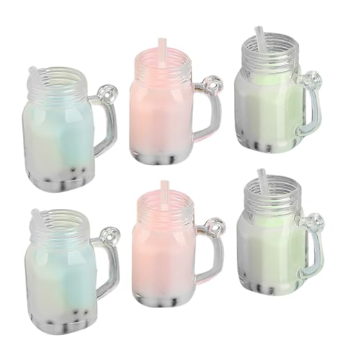 TOBBOMEY 6 Stück Teiliges Miniatur getränkeset Bunte Milchtee Becher Puppenhaus Deko Lebensechte Mini Getränke für DIY Bastelprojekte und Miniatur Zubehör TOBBOMEY 6 Stück Teiliges Miniatur getränkeset Bunte Milchtee Becher Puppenhaus Deko Lebensechte Mini Getränke für DIY Bastelprojekte und Miniatur Zubehör von TOBBOMEY