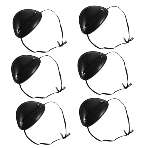 TOBBOMEY 6 Stück Teiliges Piraten augenklappen Leichtem Atmungsaktivem Kunststoff mit Elastischem Band Wiederverwendbar Komfortabel für Halloween Cosplay Partys und Piratenkostüme TOBBOMEY 6 Stück Teiliges Piraten augenklappen Leichtem Atmungsaktivem Kunststoff mit Elastischem Band Wiederverwendbar Komfortabel für Halloween Cosplay Partys und Piratenkostüme von TOBBOMEY