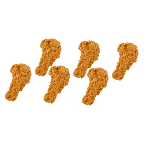 TOBBOMEY 6 Stück Teiliges Realistische Künstliche Hähnchenschlegel Dekoration Lebensnahe Drumstick Modelle für Küchen und Tischdeko Geeignet für Restaurants Partys und Fotorequisiten TOBBOMEY 6 Stück Teiliges Realistische Künstliche Hähnchenschlegel Dekoration Lebensnahe Drumstick Modelle für Küchen und Tischdeko Geeignet für Restaurants Partys und Fotorequisiten von TOBBOMEY