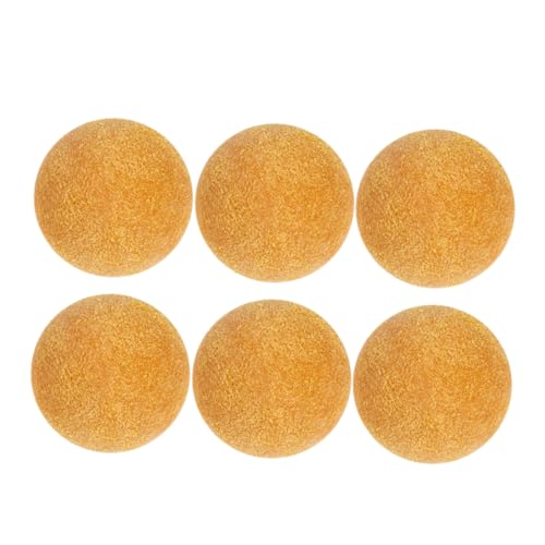 TOBBOMEY 6-teiliges Tischfußball-Tischfußball-Set für Jungen und Mädchen 36 mm Mini-Fußballspielbälle für das Desktop-Fußballspiel interaktive Party von TOBBOMEY
