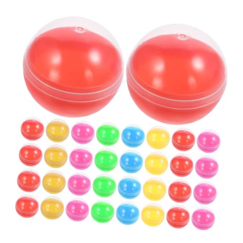 TOBBOMEY 60 Stück Befüllbare Runde Kunststoffkapseln Transparent Halbtransparent Für Spielzeugautomaten Partygeschenke Überraschungskapseln Kindergeburtstagsspielzeug TOBBOMEY 60 Stück Befüllbare Runde Kunststoffkapseln Transparent Halbtransparent Für Spielzeugautomaten Partygeschenke Überraschungskapseln Kindergeburtstagsspielzeug von TOBBOMEY