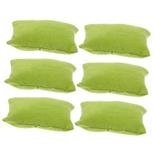 TOBBOMEY 6St Mini -Sofa -Kissen Kissen Zubehör Dekorationszubehör Sofa -Dekoration Wohnkultur puppenhaus zubehör Puppenhaus Accessoires Puppenhausartikel Mini- - Stoff Green TOBBOMEY 6St Mini -Sofa -Kissen Kissen Zubehör Dekorationszubehör Sofa -Dekoration Wohnkultur puppenhaus zubehör Puppenhaus Accessoires Puppenhausartikel Mini- - Stoff Green von TOBBOMEY