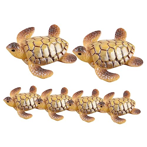 TOBBOMEY 6stücke Miniatur-schildkrötenfigur Resin Schildkröten Dekorationen Für Mikrolandschaften Blumenbeete Und Pflanzen Für -projekte Und Miniaturgärten TOBBOMEY 6stücke Miniatur-schildkrötenfigur Resin Schildkröten Dekorationen Für Mikrolandschaften Blumenbeete Und Pflanzen Für -projekte Und Miniaturgärten von TOBBOMEY
