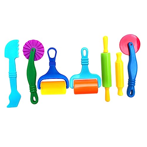 TOBBOMEY 7 Stück Lustige DIY Kunststoff Handroller Knetewerkzeug für Zufällige Farbe für Kreatives Gestalten und Modellieren von Knete Zufällige Farbe Zufällige Farbe TOBBOMEY 7 Stück Lustige DIY Kunststoff Handroller Knetewerkzeug für Zufällige Farbe für Kreatives Gestalten und Modellieren von Knete Zufällige Farbe Zufällige Farbe von TOBBOMEY