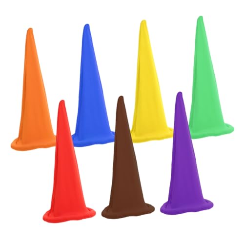 TOBBOMEY 7 Teilige Halloween Zwergenmütze, Halloween Gnomenhut, Zwergenkostüm Für Damen, Gnomenkappe, Weihnachtszwergenhüte, Halloween Zubehör, Partyhut, Zwergenkostümhut, Dekorative von TOBBOMEY