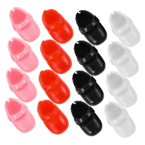 TOBBOMEY 8 Paare Puppenschuhe für Puppen Süße Flache Schuhe Zubehör für Puppenhaus und Kreative Spielmomente TOBBOMEY 8 Paare Puppenschuhe für Puppen Süße Flache Schuhe Zubehör für Puppenhaus und Kreative Spielmomente von TOBBOMEY