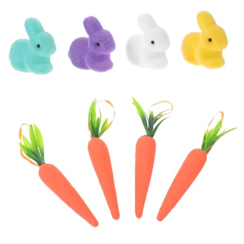 TOBBOMEY 8 Stück Karotten Kaninchen Dekoration, Ostern, Hängende Karotten Dekoration, Ostern, Karotten Dekoration, Kreatives Kaninchen Basteln, Ostern, Karotten Hängeornamente TOBBOMEY 8 Stück Karotten Kaninchen Dekoration, Ostern, Hängende Karotten Dekoration, Ostern, Karotten Dekoration, Kreatives Kaninchen Basteln, Ostern, Karotten Hängeornamente von TOBBOMEY