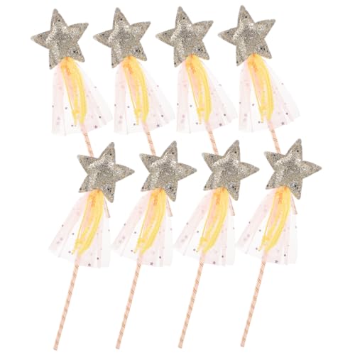 TOBBOMEY 8 Stück Teiliges Feen Zauberstab für Kleine Mädchen Glitzernder Stern Zauberstab aus Leichtem Material für Prinzessinnen Kostüme Bühnenauftritte und Fantasievolles Rollenspiel TOBBOMEY 8 Stück Teiliges Feen Zauberstab für Kleine Mädchen Glitzernder Stern Zauberstab aus Leichtem Material für Prinzessinnen Kostüme Bühnenauftritte und Fantasievolles Rollenspiel von TOBBOMEY