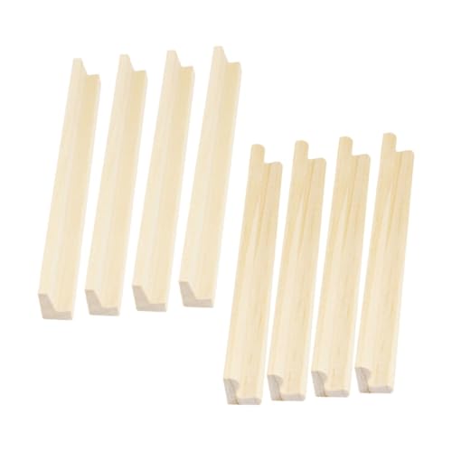 TOBBOMEY 8 Stück Teiliges Holz Domino Tablett Set mit Schrägem Design Leichter Langlebiger Domino Halter für Display und Organisation von Dominosteinen DIY Holztablett Zubehör für TOBBOMEY 8 Stück Teiliges Holz Domino Tablett Set mit Schrägem Design Leichter Langlebiger Domino Halter für Display und Organisation von Dominosteinen DIY Holztablett Zubehör für von TOBBOMEY